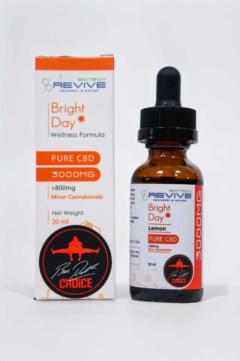 Daily CBD Treatment - Bright Day Oil - 3000MG – Revive Biotech
